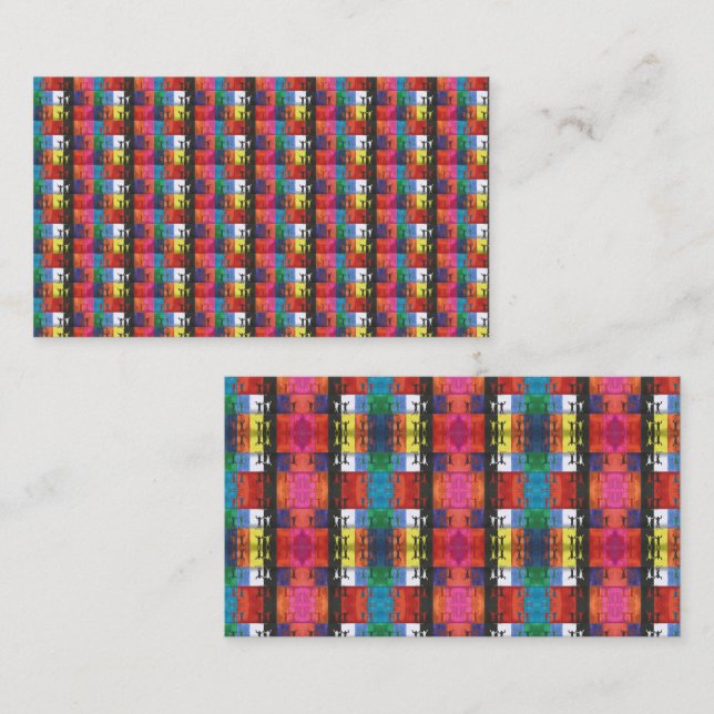 Pop Art Nr. 1 von Yeshaya Dank - Einheit & Harmoni Mitteilungskarte (Vorne/Hinten)