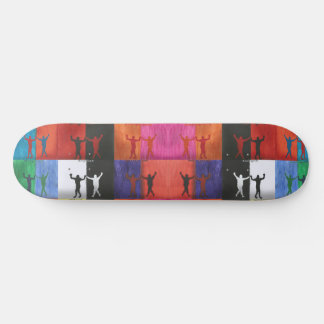 Pop Art Nr. 1 von Yeshaya Dank - Einheit & Harmoni Skateboard