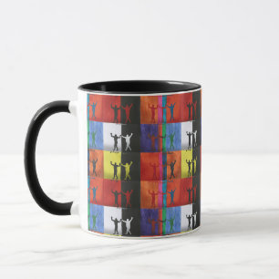 Pop-Art Nr. 1 von Yeshaya Dank - Einheit und Harmo Tasse