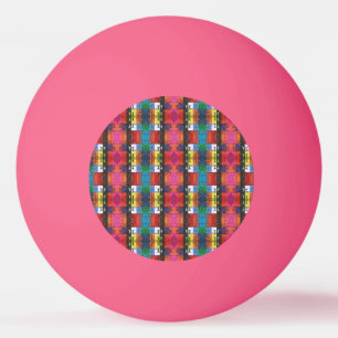 Pop-Art Nr.1 von Yeshaya Dank - Einheit und Harmon Tischtennisball