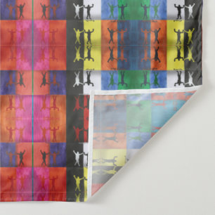 Pop-Art Nr.1 von Yeshaya Dank - Einheit und Harmon Wandteppich