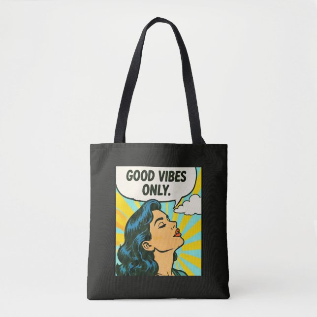 Pop Art „Nur gute Vibes“ (Vorderseite)