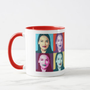 Pop Art Ocasio-Cortez Tasse