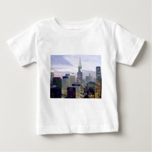 Pop Art Oil Paint Effect New York Baby T-shirt