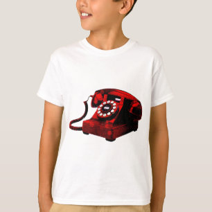 Pop Art Old Desk Telefonkasten T-Shirt