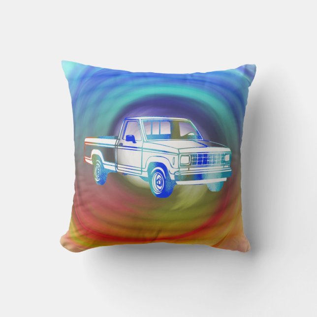 Pop Art Oldtimer Kissen (Vorderseite)