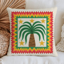 Pop Art Palm Tree Illustration Tropical Retro