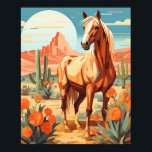 Pop Art Palomino Wüstenpferd Poster<br><div class="desc">Das Pop Art Palomino Wüstenpferd Poster,  eine lebendige Hommage an die Schönheit und Pop der Eingeborenen. Dieses Plakat zeigt ein Palominopferd gegen eine Wüstenlandschaft,  die mit gewagten Kunstelementen aus dem Pop verziert ist. Dieses Poster ist perfekt für Liebhaber von eklektischer Dekoration und verleiht Energie und Farbe in jeden Raum.</div>