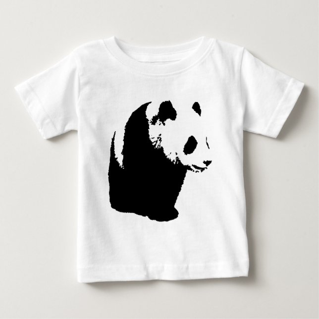 Pop Art Panda Baby T-shirt (Vorderseite)