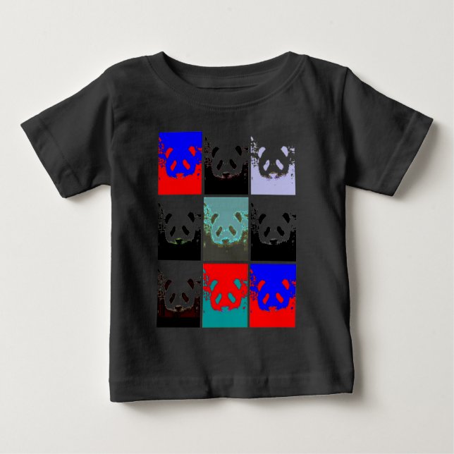 Pop Art Panda Baby T-shirt (Vorderseite)
