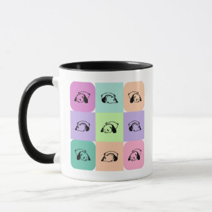 Pop Art Panda Bear Mix Tasse