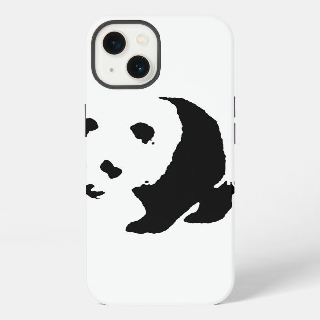 Pop Art Panda iPhone Hülle (Rückseite)