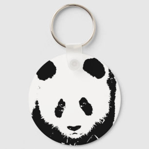 Pop Art Panda Key Chains Schlüsselanhänger