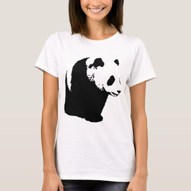 Pop Art Panda T-Shirt (Vorderseite)