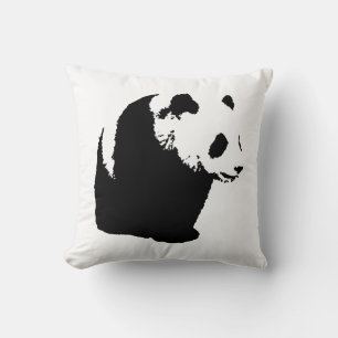 Pop Art Panda Throw Kissen