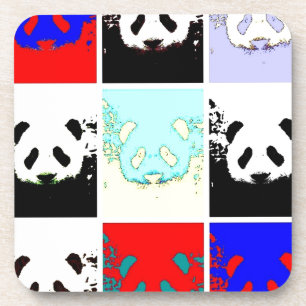 Pop Art Panda Untersetzer
