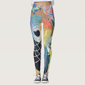 Pop-Art-Periodensystem Paolozzi Leggings