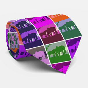 Pop Art Pferde Krawatte