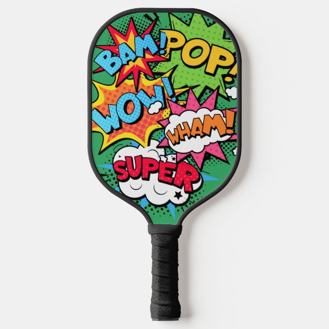Pop Art Pickleball Paddle (Vorderseite)