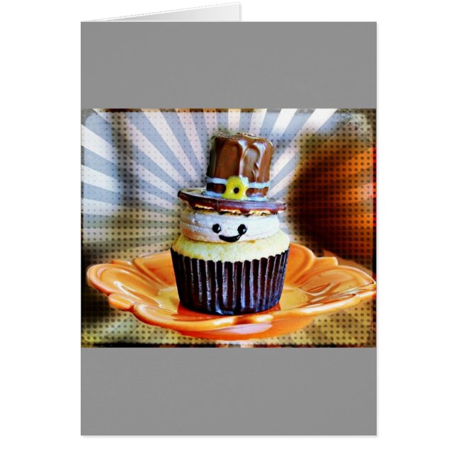 Pop Art Pilgrim Cupcakes (Vorne)