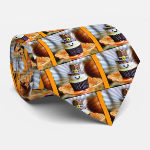 Pop Art Pilgrim Cupcakes Krawatte