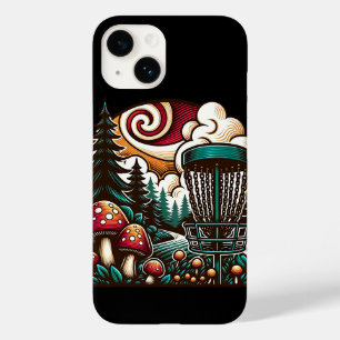 Pop Art Pilze und Disc Golf Course Kunst Case-Mate iPhone 14 Hülle