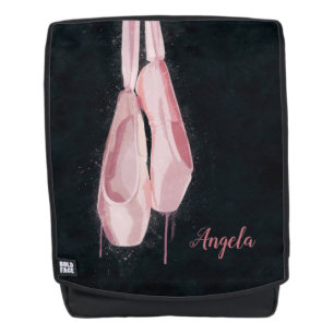 Pop Art Pink Ballet Schuhe Rucksack