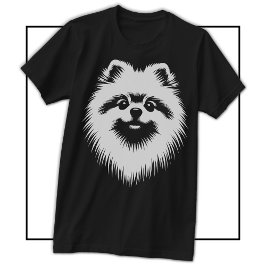 Pop Art Pomeranian Benutzerdefinierter Name Und # T-Shirt