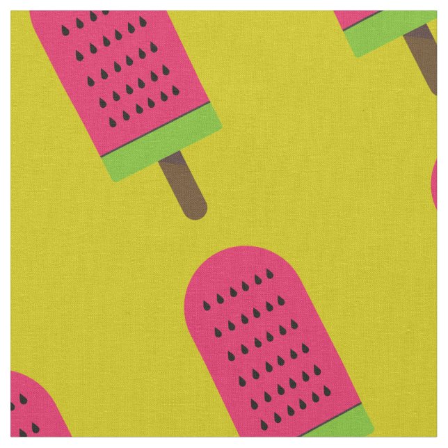 Pop Art popsicle fruchtige Wassermelone Stoff (Nahaufnahme)