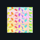 POP ART POPSICLES LEINWANDDRUCK<br><div class="desc">Ein Regenbogen von coolen POPSICLES in Retro-Stil,  60er Pop Kunstgrafik. Ideal für Eisdielen,  Küchen oder als lustige Grafik für ein kleines Zimmer. Kinder werden die Liebe der Farben und Erwachsene werden die Liebe des Kitsch!</div>
