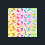 POP ART POPSICLES LEINWANDDRUCK<br><div class="desc">Ein Regenbogen von coolen POPSICLES in Retro-Stil, 60er Pop Kunstgrafik. Ideal für Eisdielen, Küchen oder als lustige Grafik für ein kleines Zimmer. Kinder werden die Liebe der Farben und Erwachsene werden die Liebe des Kitsch!</div>