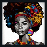 Pop Art Portrait eines Afrikanischen Mädchens aus Poster<br><div class="desc">"Erleben Sie die Essenz der 80er Culture mit diesem kühlen und lebendigen Pop Art Portrait. Dieses einzigartige Kunstwerk zeichnet die ikonische Mode und den persönlichen Stil der Zeit aus, mit fetten Strichen und hellen Farben, die es zu einem Muss für jede Pop Kunstsammlung machen. Verpassen Sie nicht Ihre Chance, eine...</div>