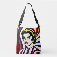 Pop Art Portrait Tasche