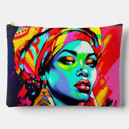 Pop Art Portrait Zubehörtasche