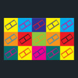 Pop Art Poster<br><div class="desc">Film Pop Art. Wenn Film Ihr Hobby,  Beruf oder Besessenheit ist,  zeigen Sie es mit großartigen Film-T - Shirt,  Tasse,  Aufklebern und mehr. Sie sind auch großartige Geschenke für andere Film-Fans!</div>