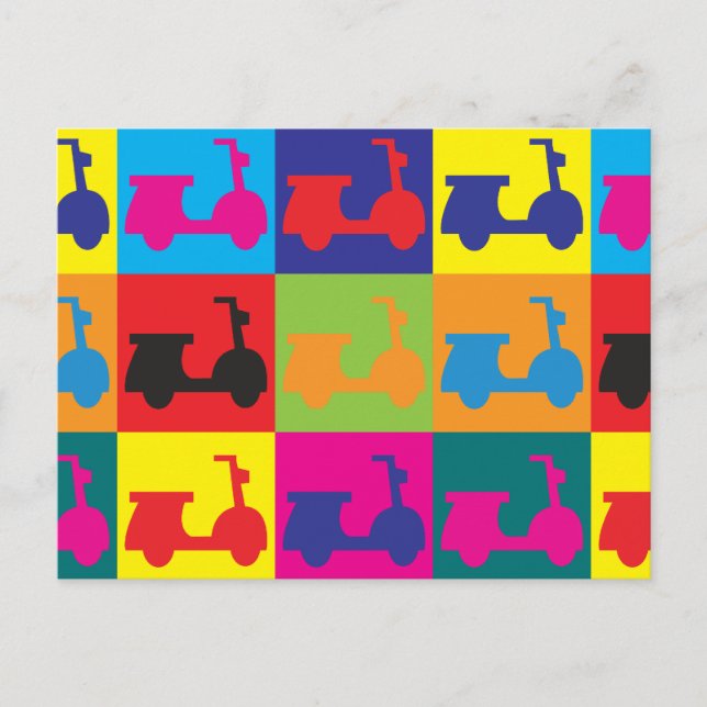 Pop Art Postkarte (Vorderseite)