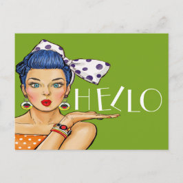Pop Art Postkarte