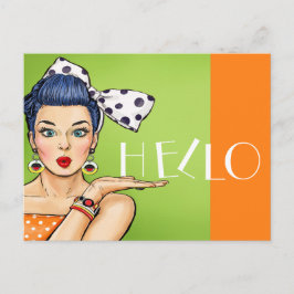 Pop Art Postkarte 2 Zurück