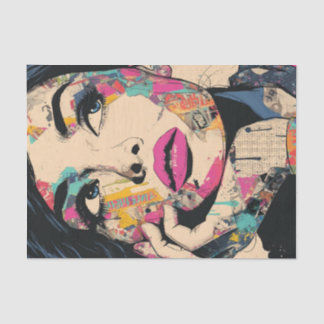 PoP Art Queen1  Seidenpapier