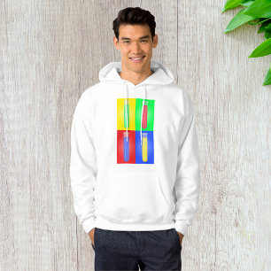Pop Art Reagenzgläser Wissenschaft Chemie Labor Hoodie