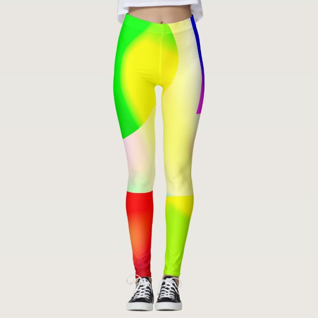 Pop Art Reflektion Leggings (Vorderseite)