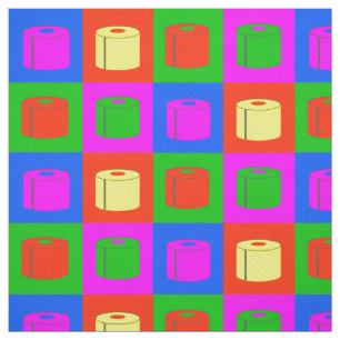 Pop Art Retro Psychedelic Toilettenpapier Vibrann Stoff