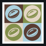 Pop Art Rugby Poster<br><div class="desc">Pop Art Rugby. Erleben Sie dieses lustige Design mit Ihrem Hobby, Beruf oder Besessenheit auf großen T - Shirt, Aufklebern & vielem mehr. Sie machen auch tolle Geschenke!</div>