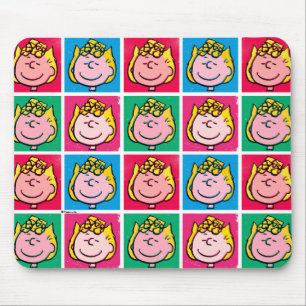 Pop Art Sally   Mod for You Pattern Mousepad