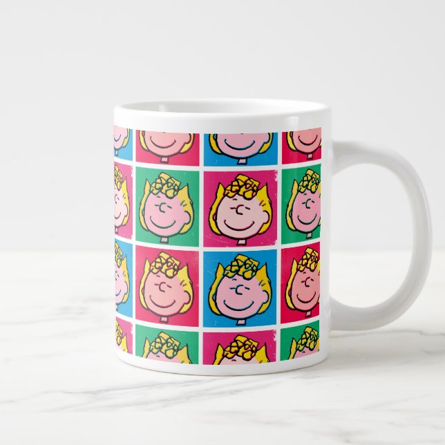 Pop Art Sally | Mod für Ihr Muster Jumbo-Tasse (Rechts)