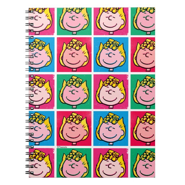 Pop Art Sally | Mod für Ihr Muster Notizblock (Vorderseite)
