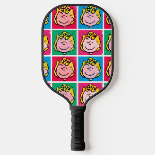 Pop Art Sally   Mod für Ihr Muster Pickleball Schläger