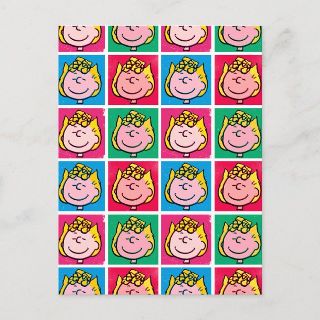 Pop Art Sally | Mod für Ihr Muster Postkarte (Vorderseite)