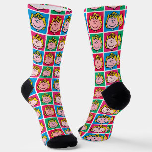 Pop Art Sally   Mod für Ihr Muster Socken