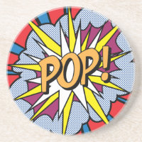 Pop Art Sandstone Untersetzer